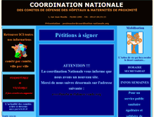 Tablet Screenshot of coordination-nationale.org